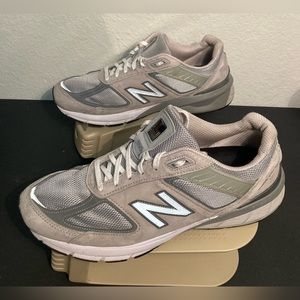 New Balance 990v5 M990GL5 Mens US 11.5 4E USA Gray Comfort Running Walking Shoes